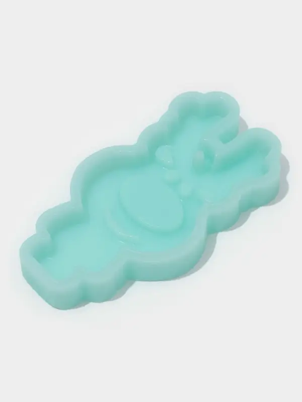 Молд для заливки &laquo;Олень&raquo;, пластик, 8&times;3.7&times;0.8 см, бирюзовый