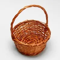 Набор корзин из 3 шт, D23xH11/27 см, D20xH10/24 см, D15xH8/20 см, медовый, ива