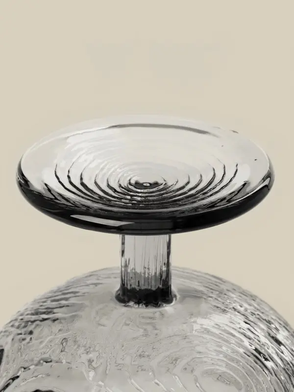 Креманка SL-Home &laquo;Барк&raquo;, 300 мл, h=10.5 см, стекло, серая