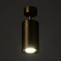 Спот &laquo;Астер&raquo; GU10 золото 7.5&times;7.5&times;20 см