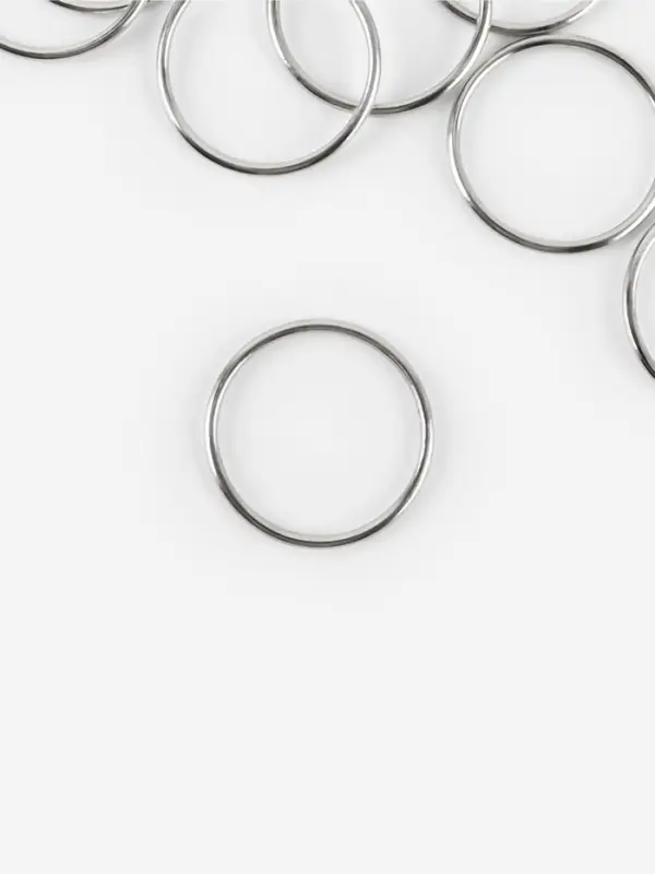 Кольцо для бретелей, металлическое, 20 мм, 20 шт., цвет серебряный Кольцо для бретелей, металлическое, 20 мм, 20 шт., цвет серебряный