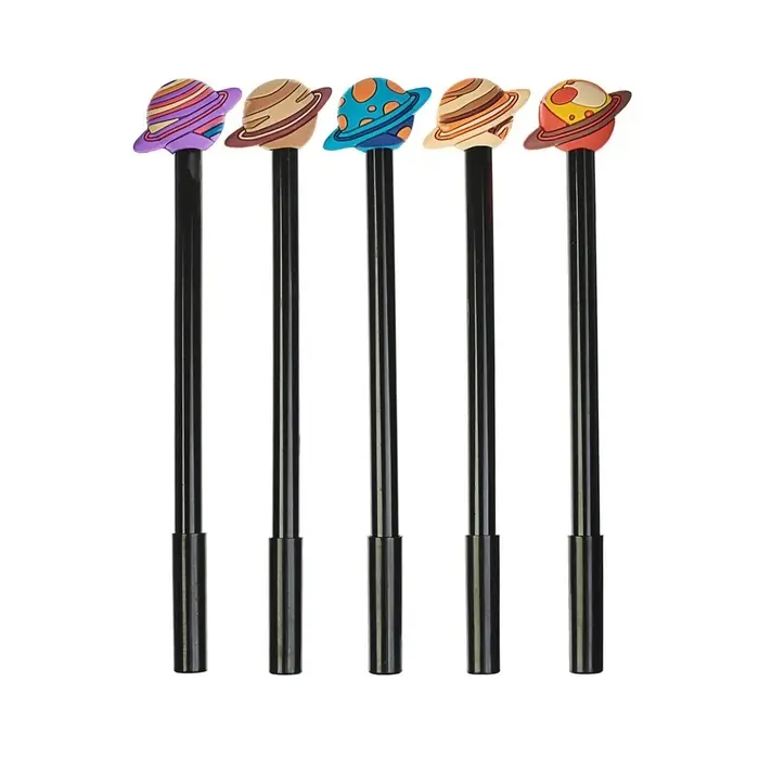 Ручка - прикол Calligrata «Планеты», гелевая, МИКС