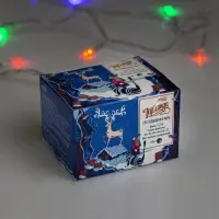 Гирлянда &laquo;Нить&raquo; 1.2 м, IP20, прозрачная нить, 12 LED, свечение мульти, фиксинг, 220 В