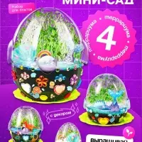 Набор для опытов &laquo;Мой мини-сад&raquo;, выращивание травки, своими руками