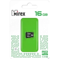 Карта памяти Mirex microSDHC 16Gb (class 10), шт (13612-MC10SD16)