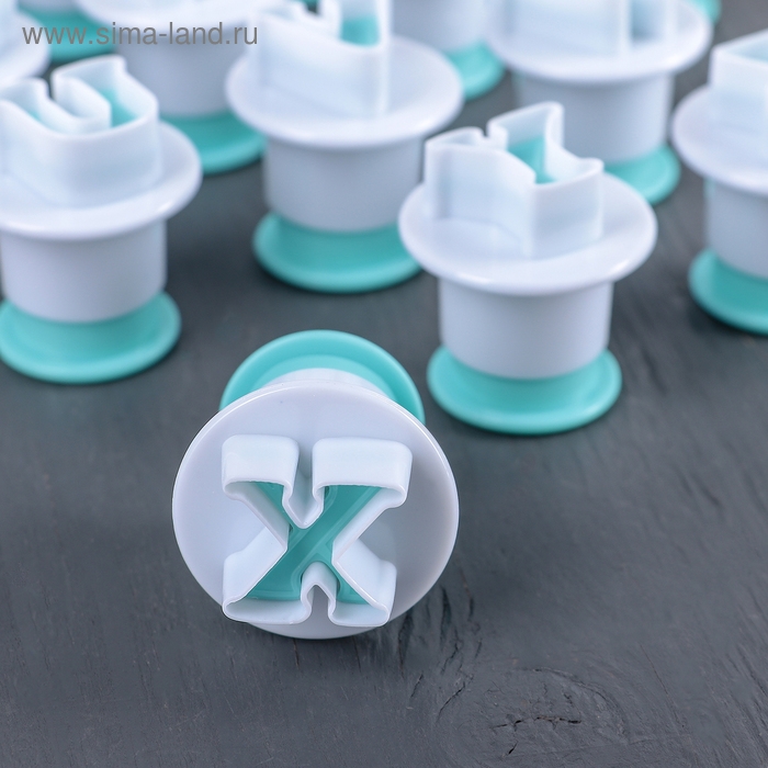 Набор плунжеров кондитерских «Алфавит английский», 26 шт Набор плунжеров кондитерских «Алфавит английский», 26 шт