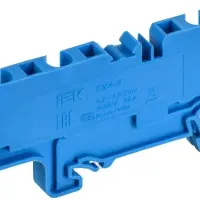 ARMAFIX Клемма пружинная CX4-3 BU 4мм2 трехконтактная синяя IEK
