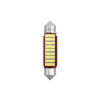 SV042 T11/белый/ (SV8,5) CANBUS 9 SMD 7020 39мм 12V., блистер 2 шт