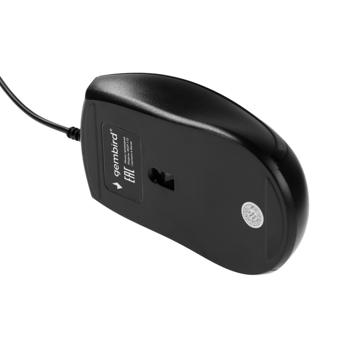 Мышь Gembird MOP-110, проводная, оптическая, 1000 dpi, USB, чёрная Мышь Gembird MOP-110, проводная, оптическая, 1000 dpi, USB, чёрная