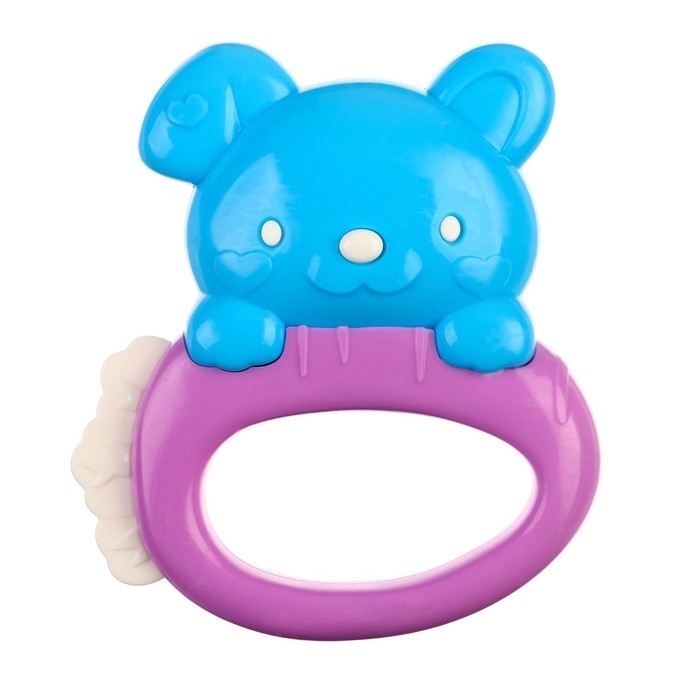 Погремушка «Собачка» с эластичными элементами, цвет МИКС, Крошка Я Погремушка «Собачка» с эластичными элементами, цвет МИКС, Крошка Я