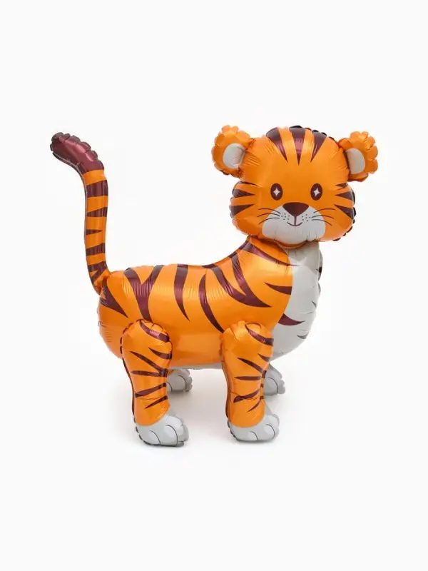 Воздушный шар фольгированный 3D 23" "Тигр"