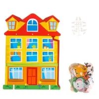 Развивающая игрушка с крючками Лесная мастерская &laquo;Дом&raquo;, 3+