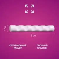 Подставка для маникюрных кистей «MINI», 5 секций, 8×1 см, МИКС