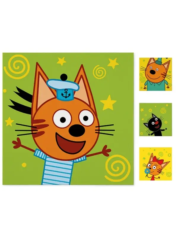 Сервировочные салфетки "Три Кота. Играем вместе" 33*33 см, 20 шт.