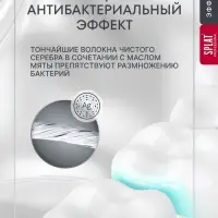 Зубная нить Splat Dental Floss, с волокнами серебра и мятой, 30 м