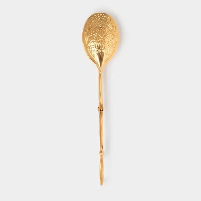 Щипцы для подачи &laquo;Рахат золото&raquo;, h=22 см, цвет золотистый