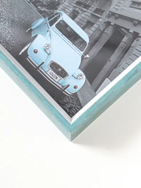 Фоторамка пластик формат А4 "Данте" голубая лагуна 31х21,8х2,5 см