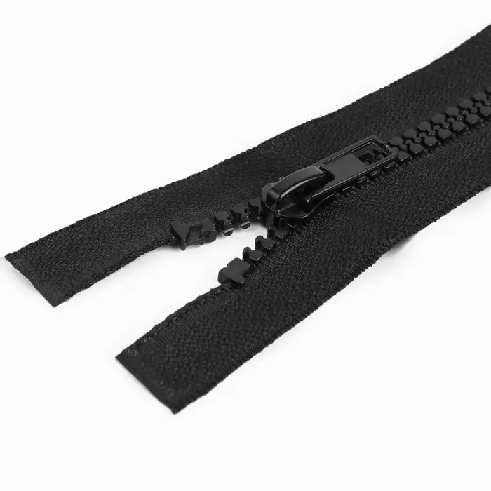 Молния «Трактор», №5, разъёмная, 2 замка, замки автомат, 100 см, чёрная