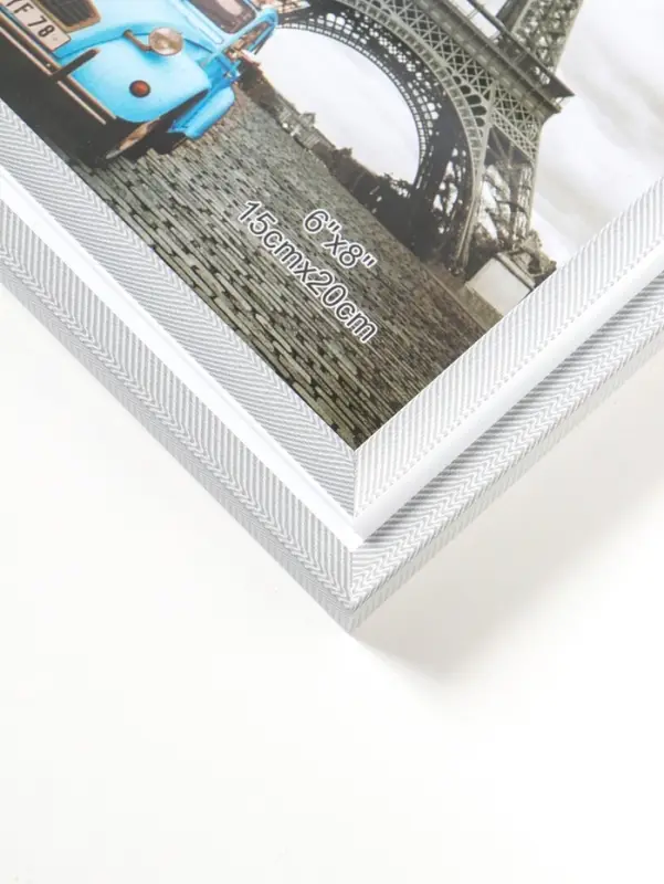 Фоторамка пластик 15х20 см "Остин" бело-серый 23,5х18,5х1,5 см