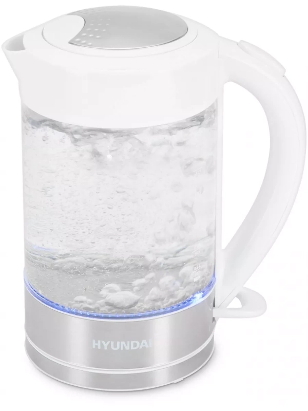 Чайник HYK-G9990 1,5л 2000Вт белый (стекло) Чайник HYK-G9990 1,5л 2000Вт белый (стекло)