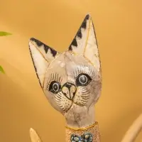 Сувенир &laquo;Кошка&raquo;, 60&times;14&times;6 см, дерево, МИКС