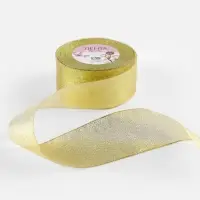 Лента парчовая, 50 мм, 23&plusmn;1 м, цвет золотой