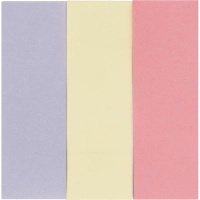 Клейкие закладки бумажные 3цв.по 100л. 25ммх76 Attache