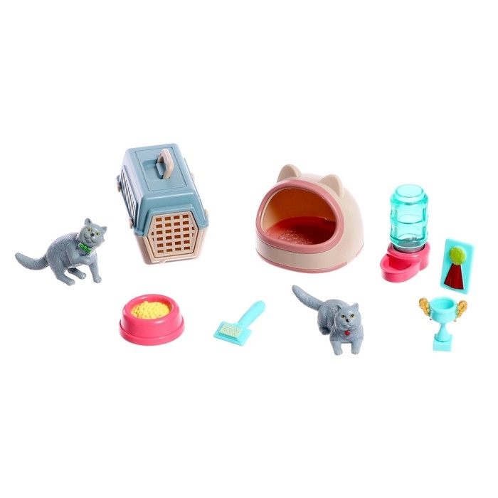 Игровой набор «Милые котики», МИКС Игровой набор «Милые котики», МИКС