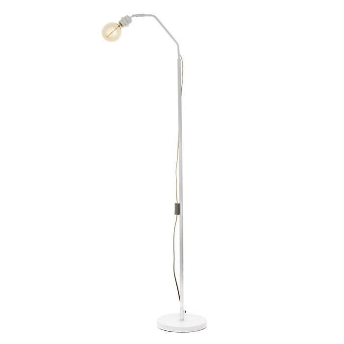 Торшер без абажура  Торшер без абажура "Медиум" Е27 40Вт  белый 32х26х151см