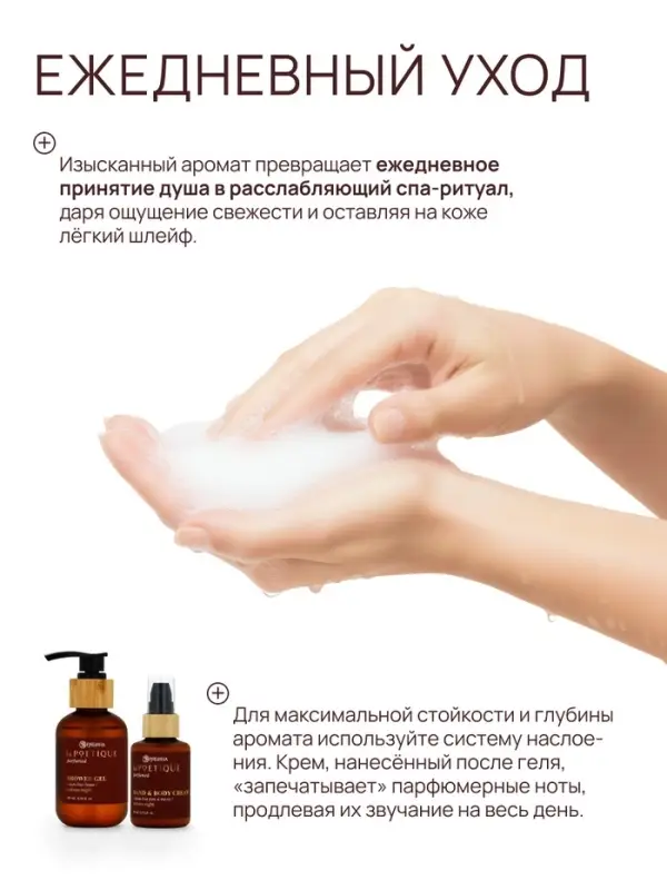 Гель для душа парфюмированный, аромат Arabian night, 120 мл, laPOETIQUE