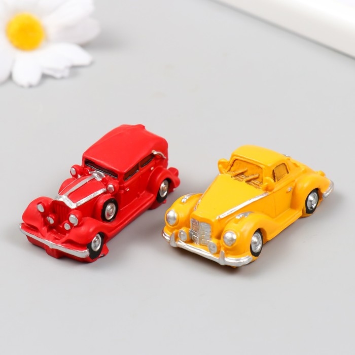 Фигурка для флорариума полистоун  Фигурка для флорариума полистоун "Ретро автомобиль" МИКС 5,5х3х2 см