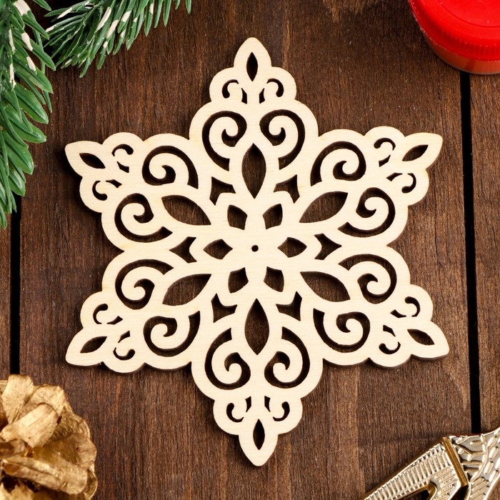 Набор подставок для кофейных чашек Набор подставок для кофейных чашек "Снежинка", 2шт, 95мм