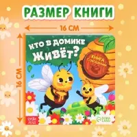 Картонная книга с окошками &laquo;Кто в домике живёт?&raquo;, 12 стр.