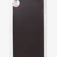 Заплатка клеевая из кожзаменителя, 10&times;20 см, тёмно-коричневая