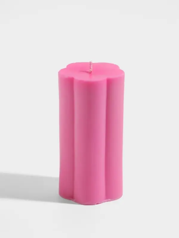 Свеча &laquo;Цветок&raquo;, 6&times;6&times;12 см, соевый воск, МИКС