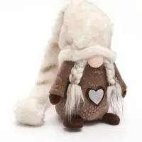 Игрушка новогодняя &laquo;Бабулька в норковом колпаке&raquo;, 14&times;13&times;46 см