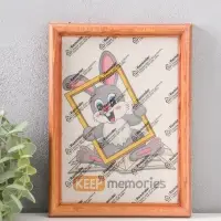 Фоторамка дерево 15х21 см, орех №1 (пластиковый экран)