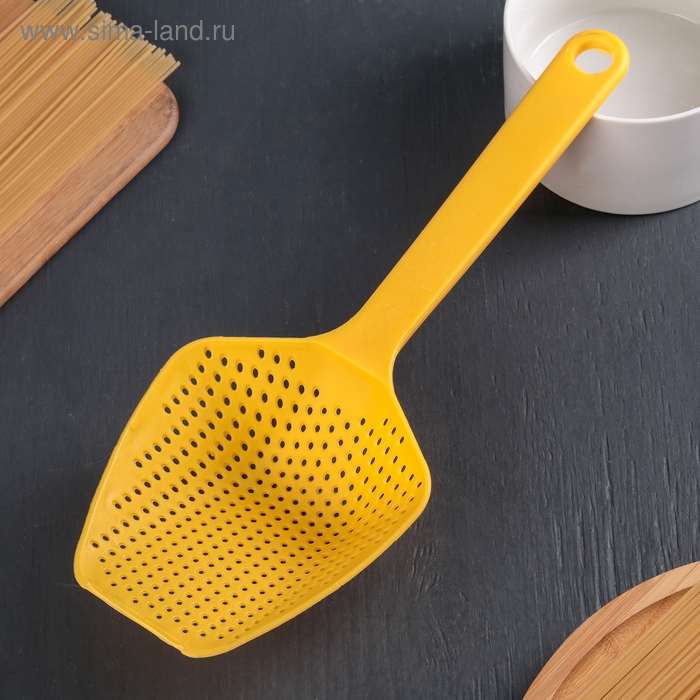 Ложка-дуршлаг, 34 см, МИКС Ложка-дуршлаг, 34 см, МИКС