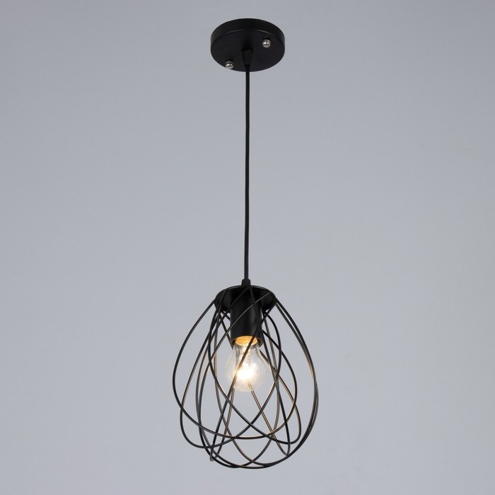 Светильник BayerLux Светильник BayerLux "Бигли" Е27 40Вт черный 18х18х20-120см