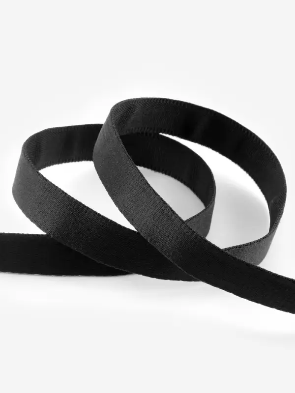 Лента тоннельная, двухстрочная, 10 мм, 50&plusmn;1 м, чёрная