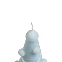 Свеча новогодняя &laquo;Ёлочка с шариками&raquo;, 145 г, 6&times;6&times;14 см, светло-зелёный