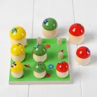 Счётный материал &laquo;Грибочки на полянке&raquo;, набор 9 шт.