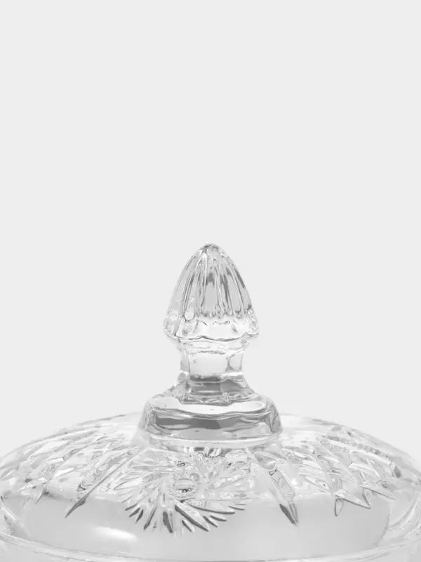 Сахарница с крышкой Сахарница с крышкой "Наполли" 8,7х8,7х10,5 см, прозрачная