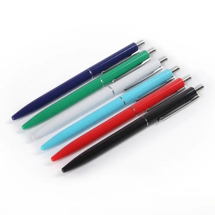 Ручка шариковая Vinson. ZERO, автоматическая, синий стержень, узел 0.7 мм, на масляной основе, МИКС