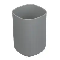 Стакан для ванной комнаты тм VETTA Сидней, пластик, PP, серый, 7x10,3см