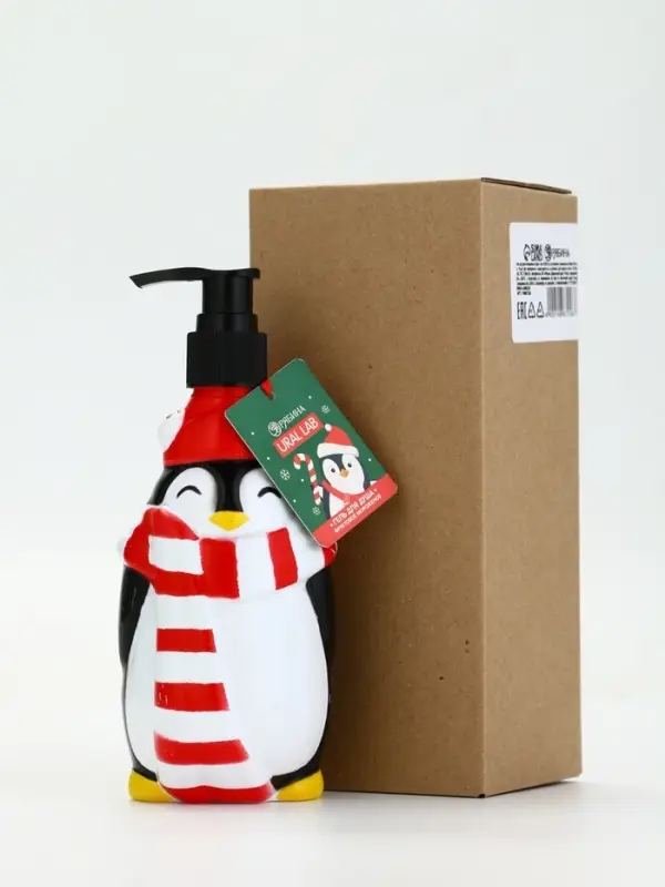 Гель для душа новогодний, 300 мл, фруктовое мороженое, Ural Lab Гель для душа новогодний, 300 мл, фруктовое мороженое, Ural Lab