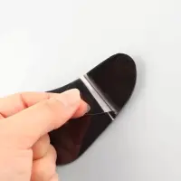 Супинаторы для обуви, на клеевой основе, 9.7&times;5.5 см, пара, чёрные