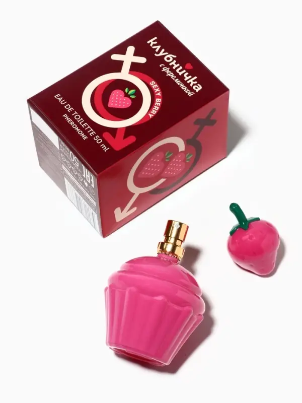 Туалетная вода женская Клубничка С Феромонкой Sexy Berry, 50 мл