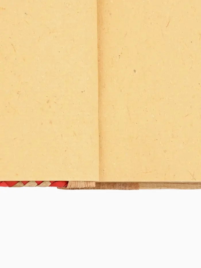 Записная книжка плетёная, 48 листов, 17×22×2 см, бежево-розовая Записная книжка плетёная, 48 листов, 17×22×2 см, бежево-розовая