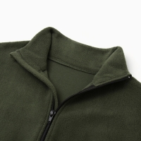 Толстовка флисовая для девочки MINAKU: Fleece Soft, цвет зелёный, рост 170 см